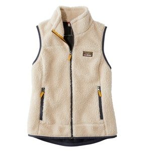 LL Bean- mountain pile fleece vest